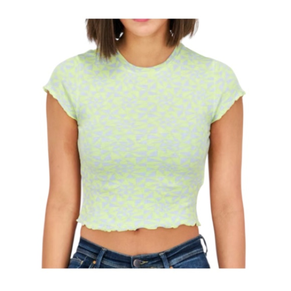 RVCA • Ribbed Geometric Crop Top